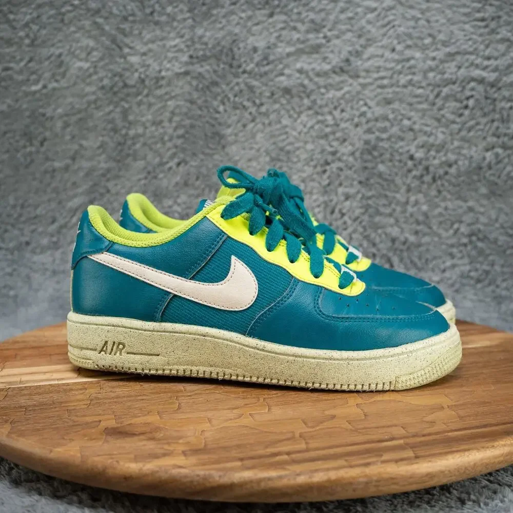 Nike Air Force 1 Low Crater Bright Spruce DM1086-300 Sneakers Size 4.5Y /Women 6